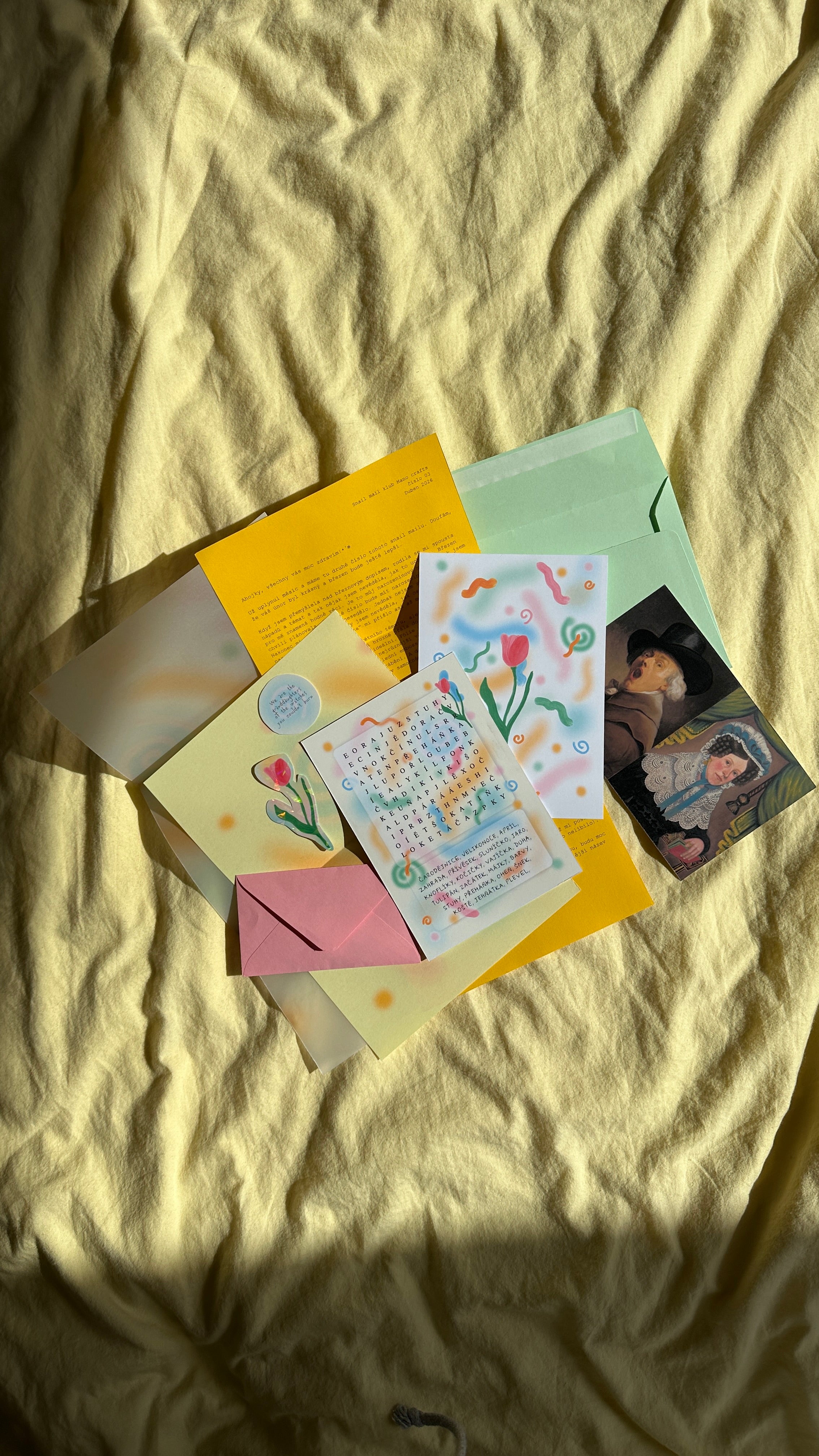 Snail Mail Mano crafts