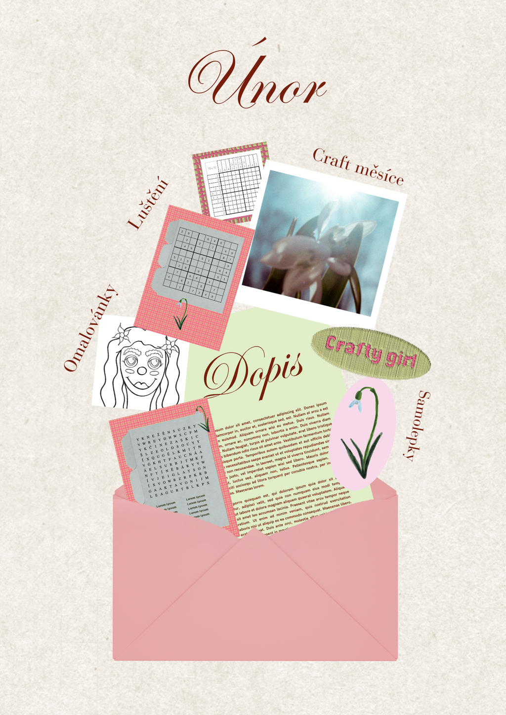 Snail Mail Mano crafts